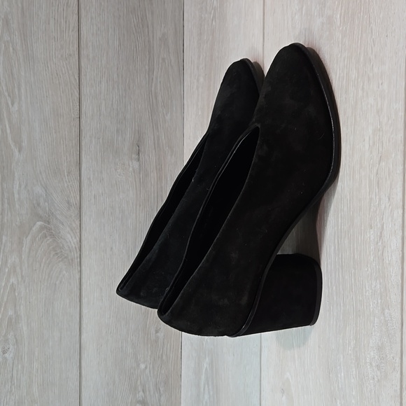 COS Women 70s V cut pump Suede The Pointed Toe Heels Shoes sz 7 - Picture 4 of 14